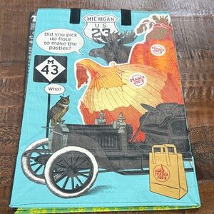 Trader Joe's Michigan Themed Reusable Bag - Multicolor